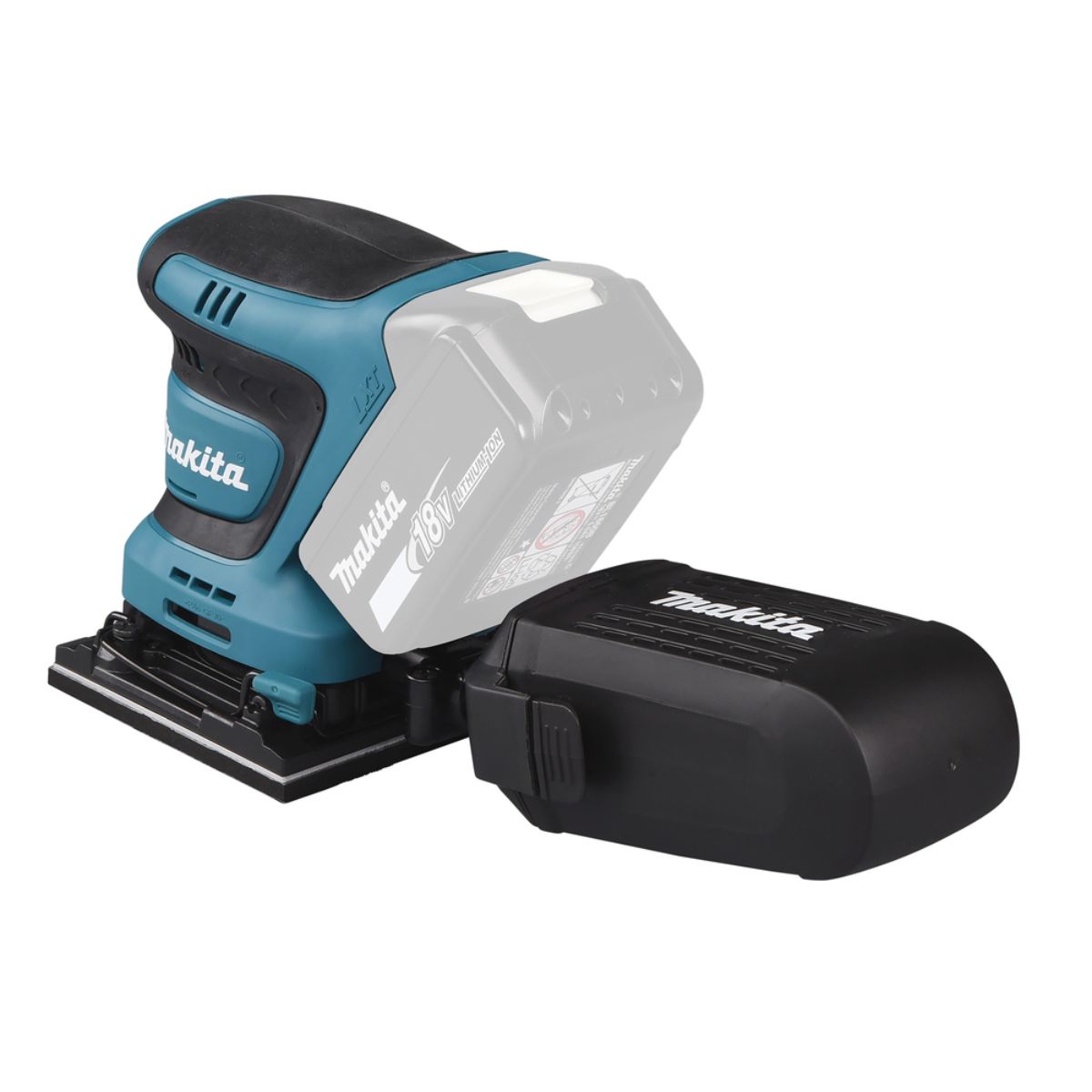 Makita Akku-Schwingschleifer 18V (ohne Akku, ohne Ladegerät) DBO480Z