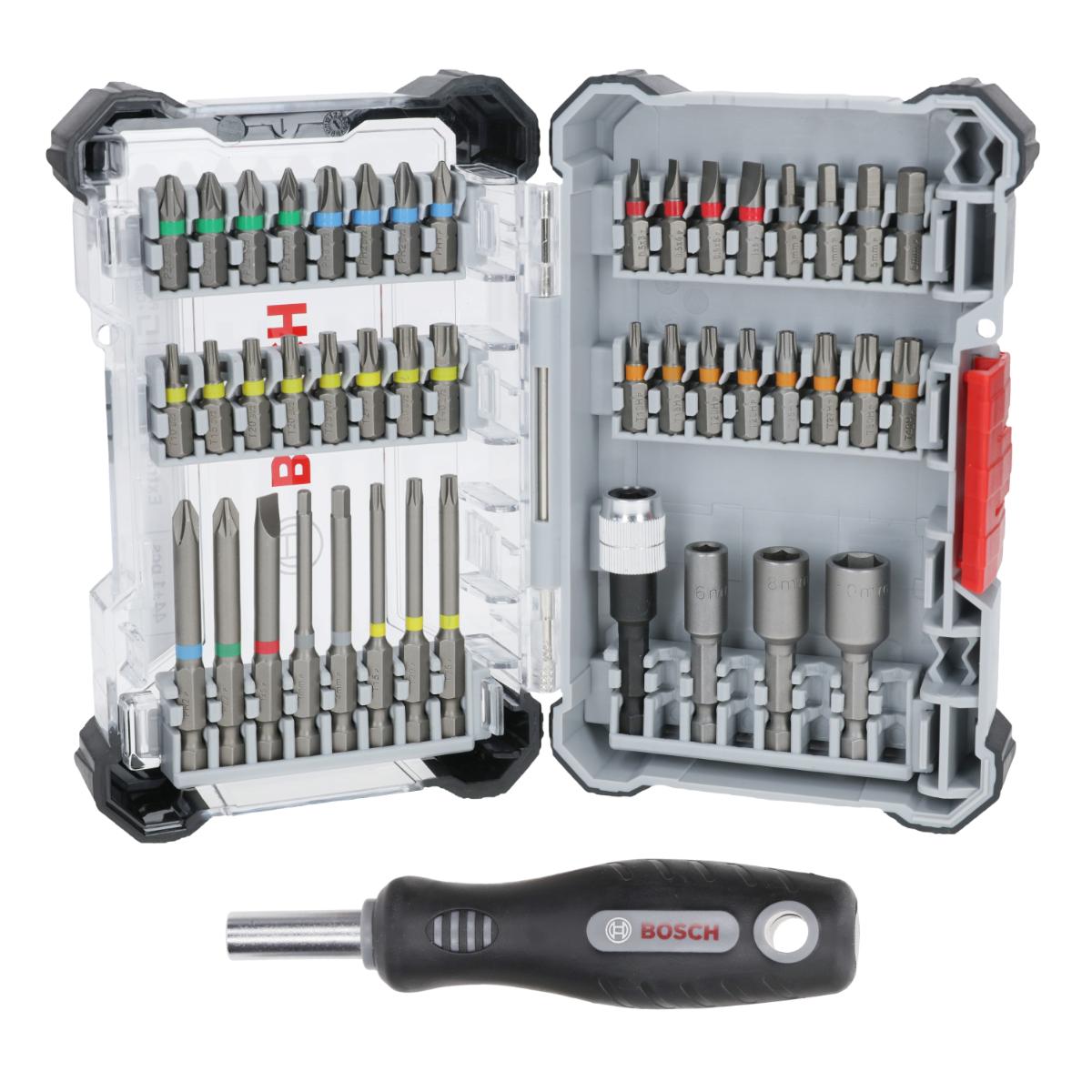 Bosch Extra Hard im Pick and Click-Koffer, 44+1-teiliges Set