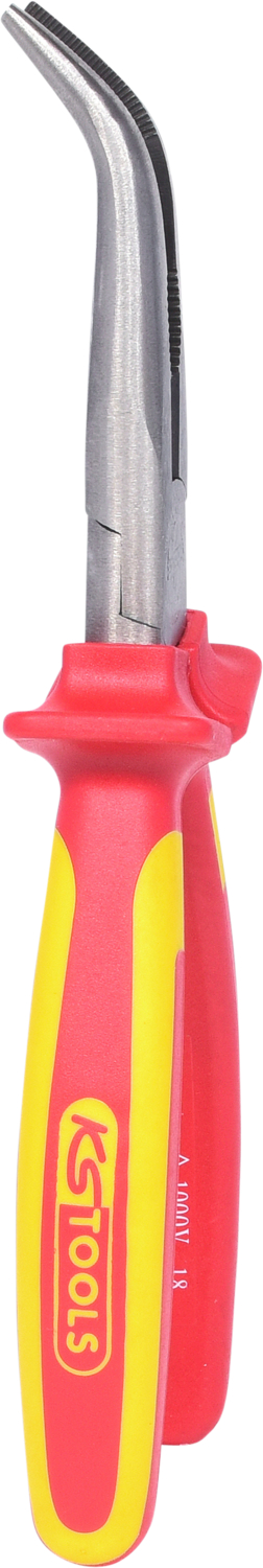 KS Tools ERGOTORQUE VDE Flachrundzange, gebogen