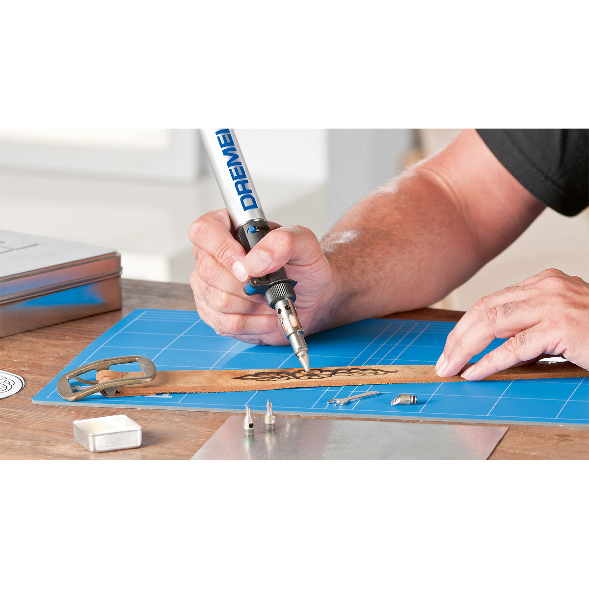 DREMEL 204 Pyrographie-Set VersaTip Zubehörset für Brandmalerei (4 Stück)