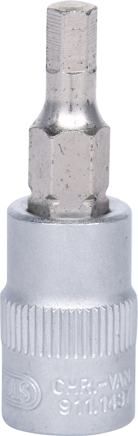 KS TOOLS 1/4" Bit-Stecknuss Innensechskant