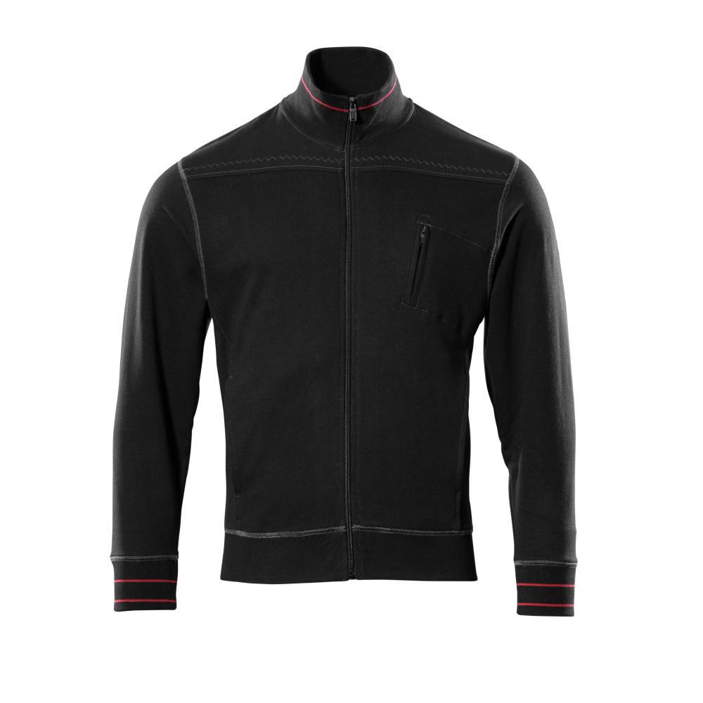 MASCOT Chania Sweatshirt mit Reißverschluss FRONTLINE Schwarz