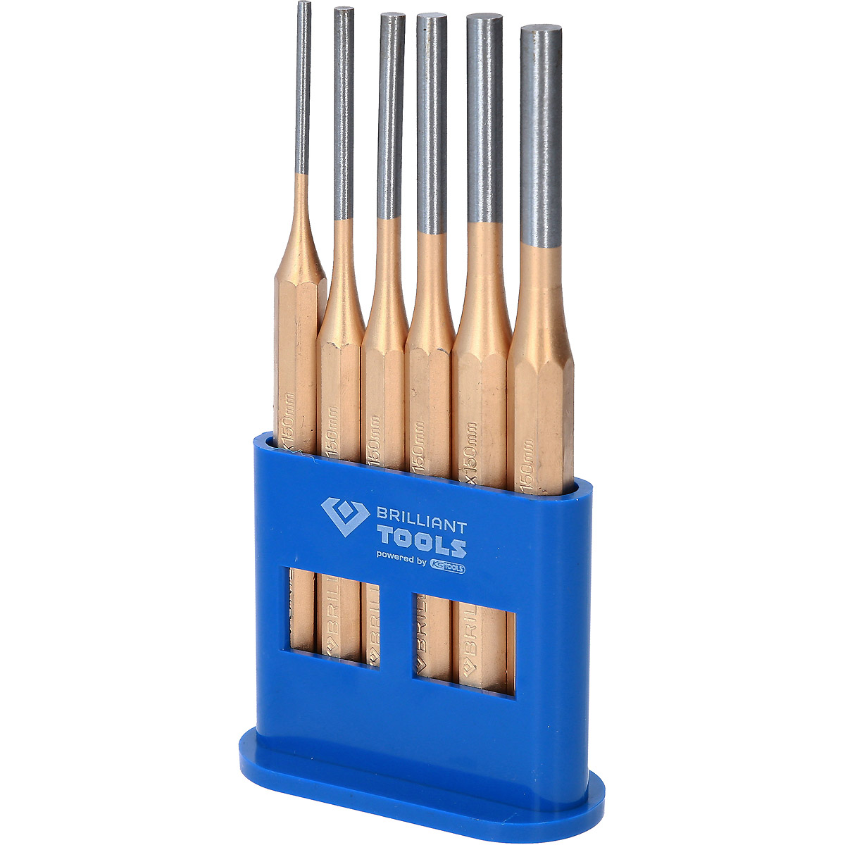 Brilliant Tools Splintentreiber / Durchtreiber-Satz, 6-tlg