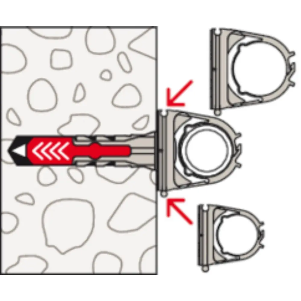 Fischer Verschlussclip SCN 16
