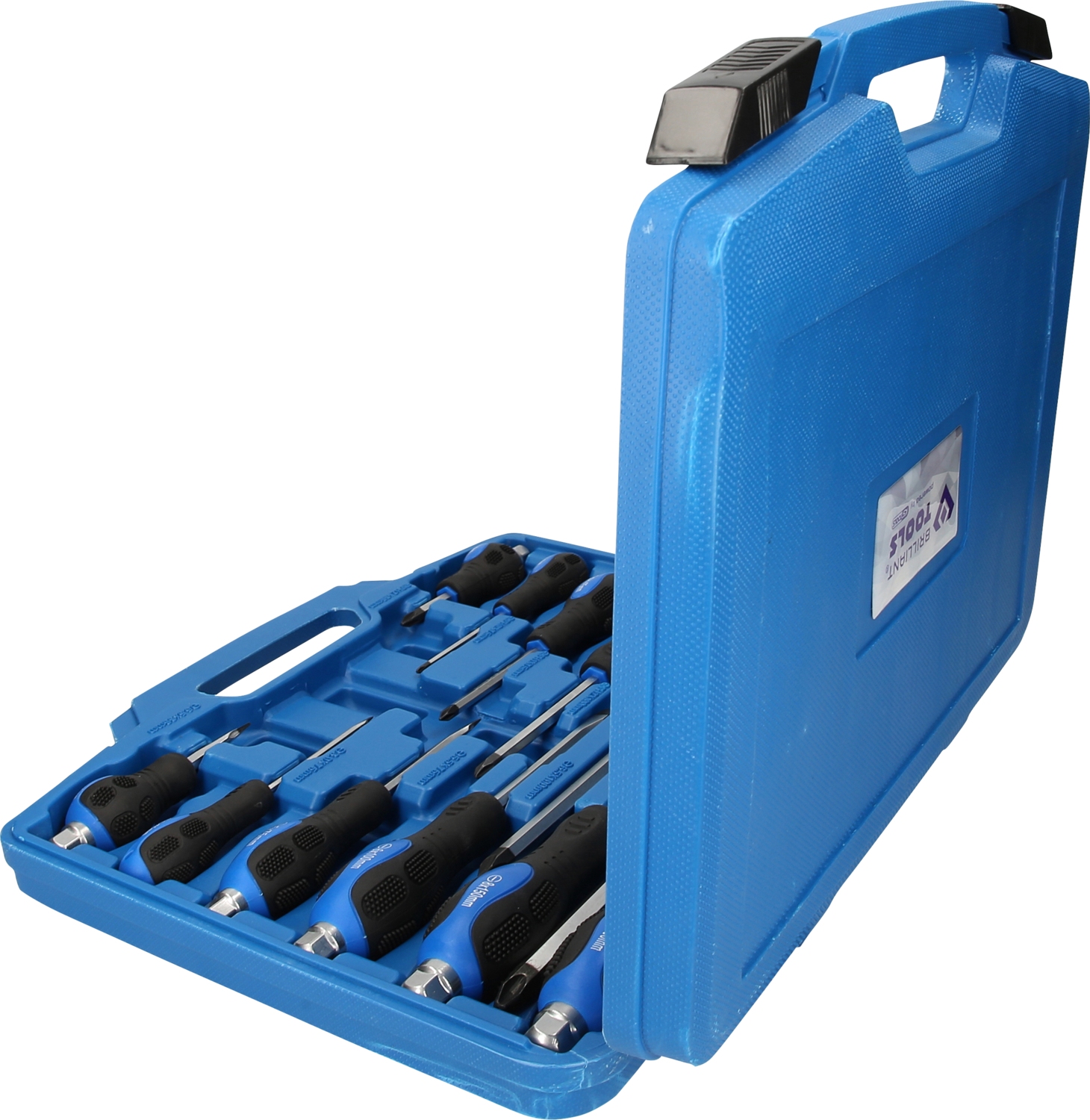 Brilliant Tools Schraubendreher-Satz mit Schlagkappe, 12-tlg - BT034012