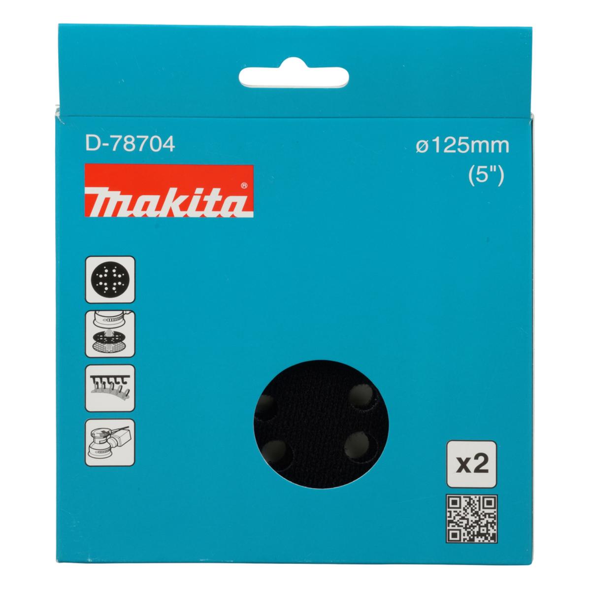 Makita Schleiftellerschutz 125mm, Klett, 2 Stück