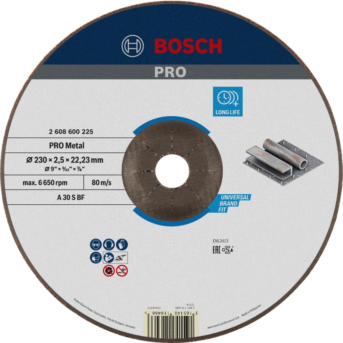 Bosch PRO Trennscheibe gekröpft Expert for Metal A 30 S BF