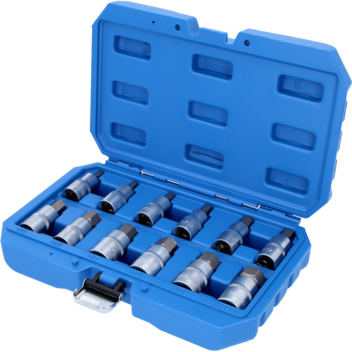 Brilliant Tools 1/2" Innensechskant Bit-Stecknuss-Satz, 12-tlg, 5 - 22 mm