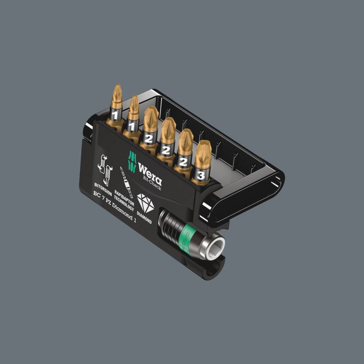 Wera Bit-Check 7 PZ Diamond 1, 7-teilig
