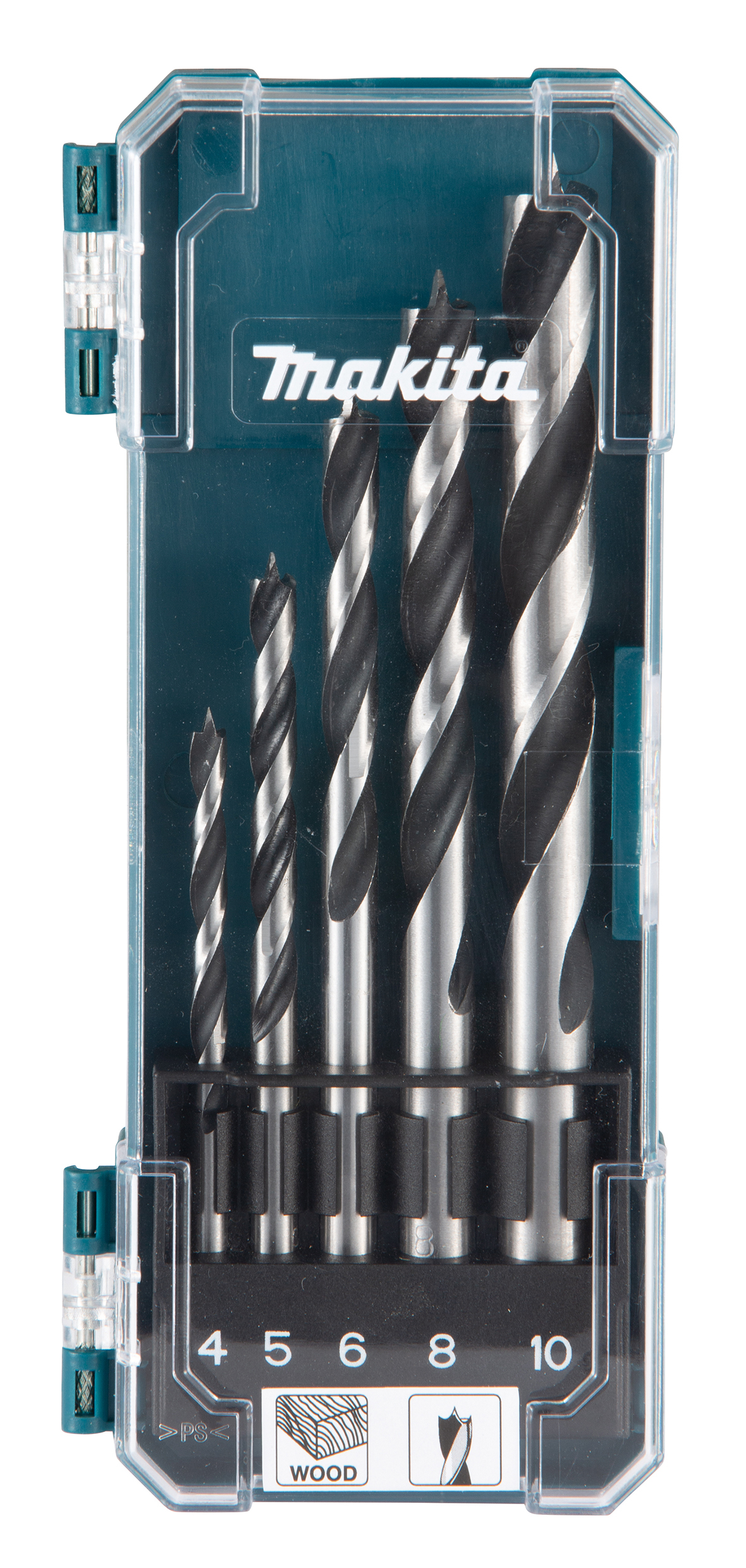 Makita Holzbohrer-Set, 5-teilig - Ø 4-10 mm - D-72861