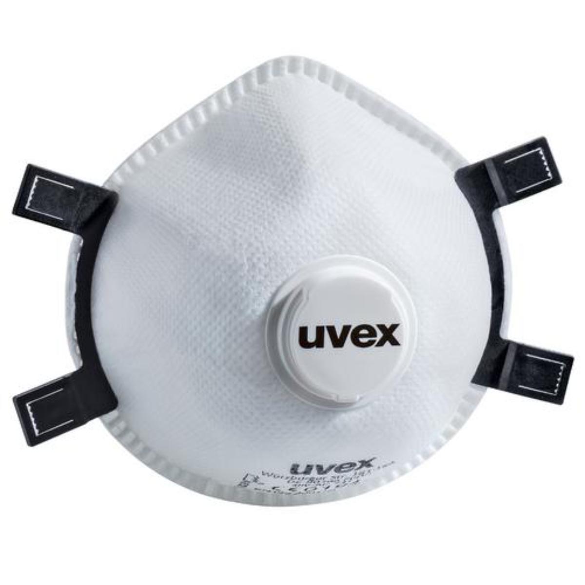 uvex silv-Air e Atemschutzmaske 7317 FFP3 mit Ausatemventil - 80 Stück