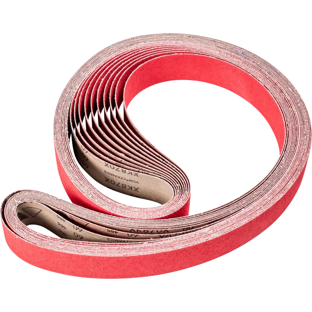 PFERD TOOLS Keramikkorn Schleifband BA für Edelstahl-Schliff mit Bandschleifer Langband