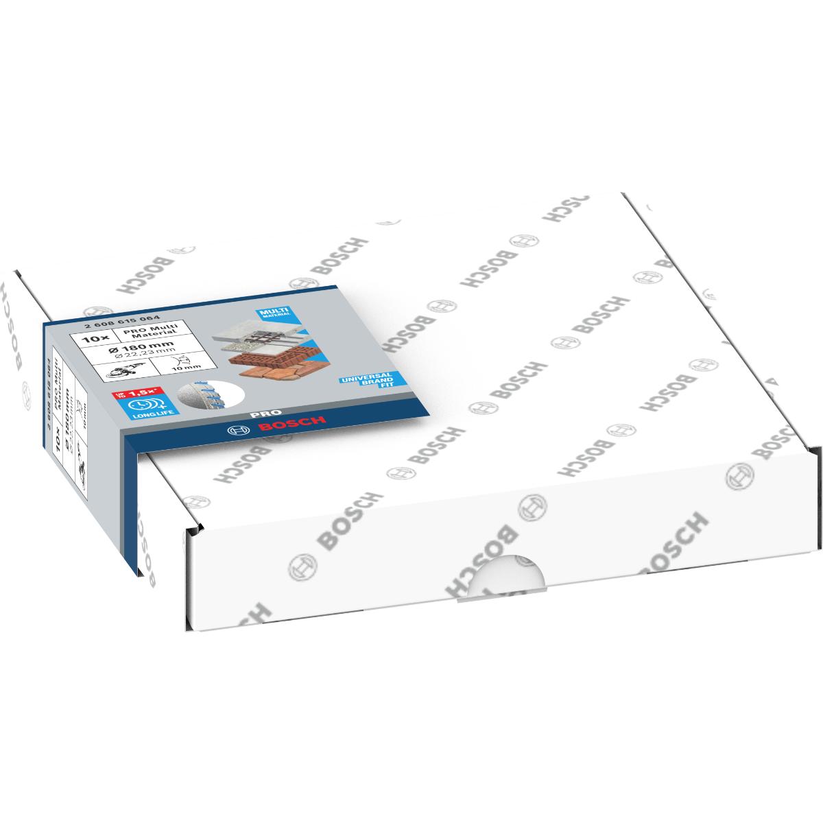 Bosch PRO Diamanttrennscheibe Standard for Universal 180 x 22,23 (10er-Pack)