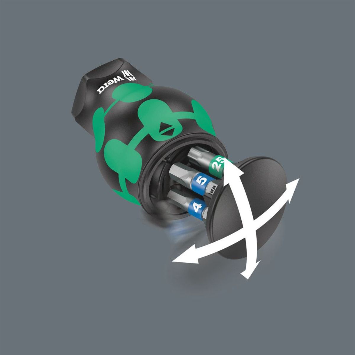 Wera Kraftform Kompakt Stubby Magazin 3, 6-teilig