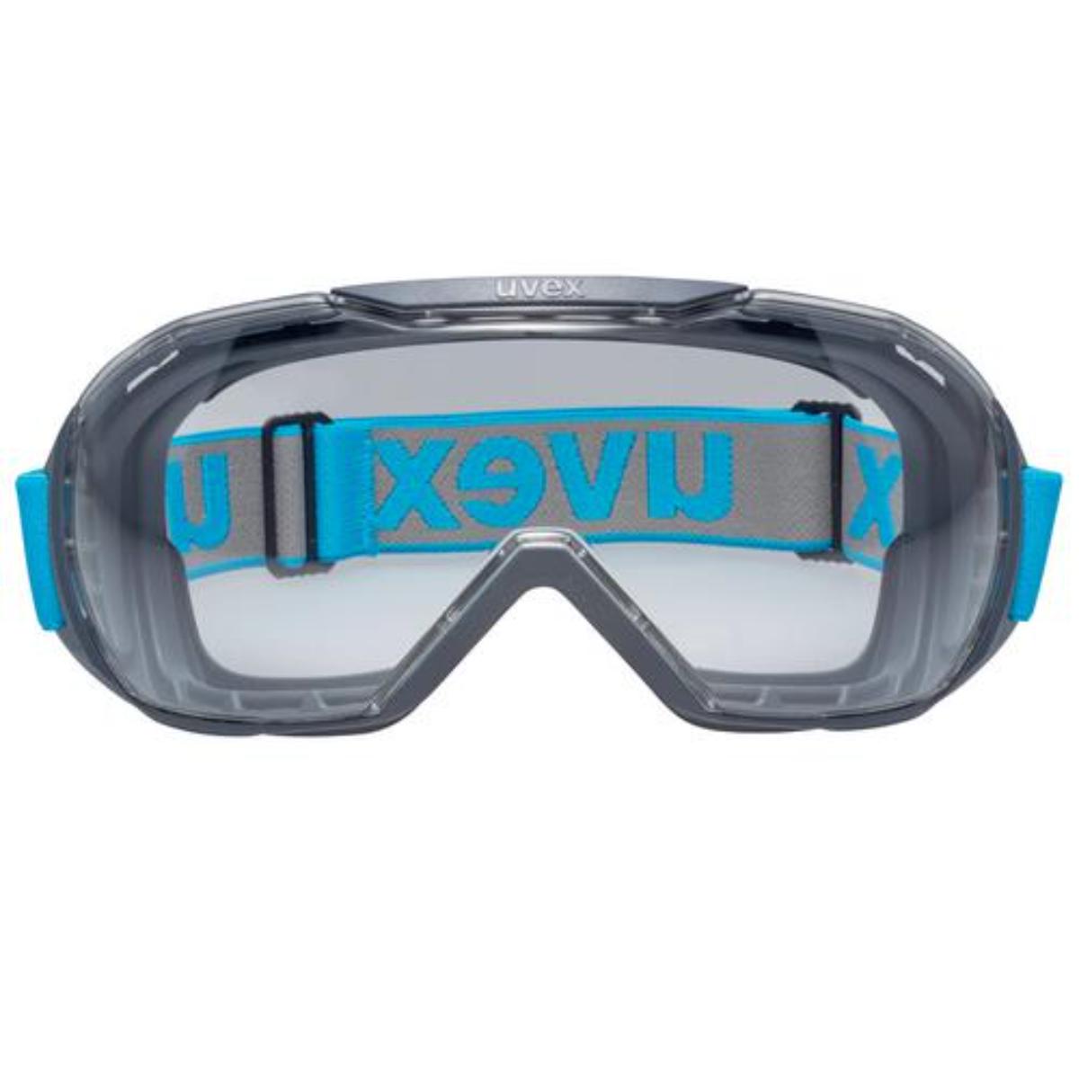 uvex Vollsichtbrille megasonic blau