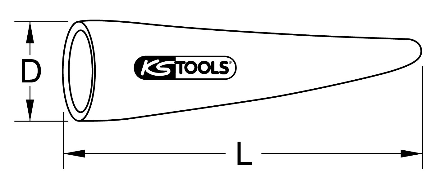KS Tools Aufstecktülle mit Schutzisolierung