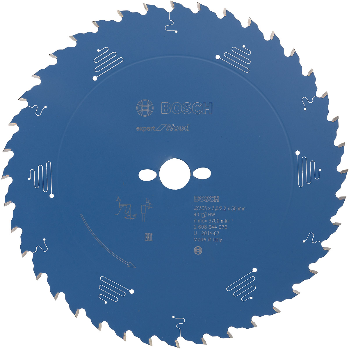 Bosch Kreissägeblatt Expert for Wood ø 335 mm