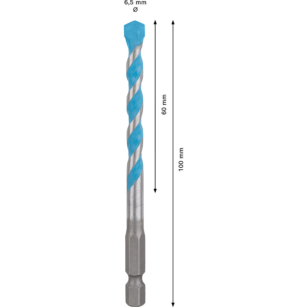 Bosch EXPERT HEX-9 MultiConstruction Bohrer, für Dreh- und Schlagbohrer