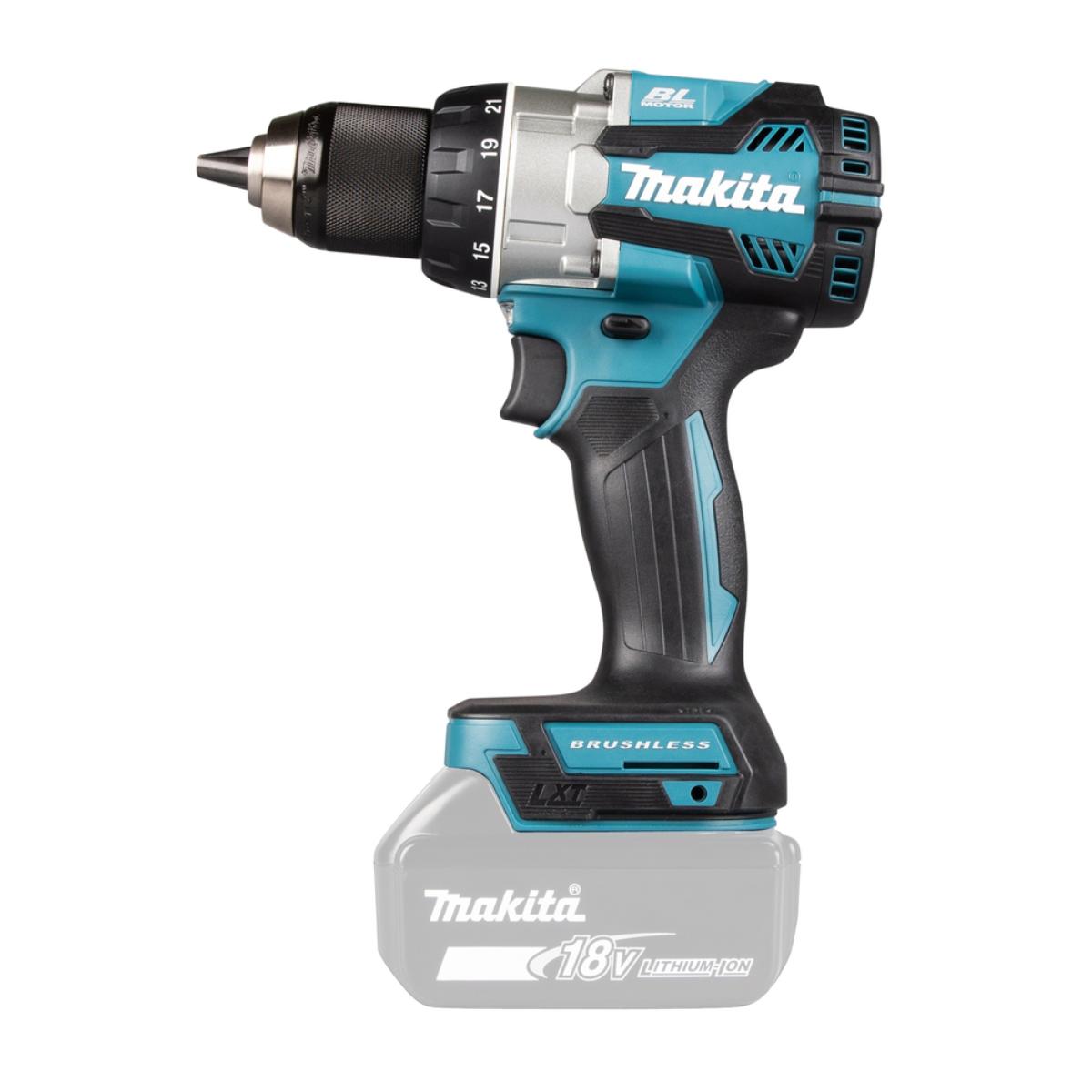 Makita Akku-Bohrschrauber LXT 18V - max. 110 Nm - 0-1.800 U/min - DDF489Z