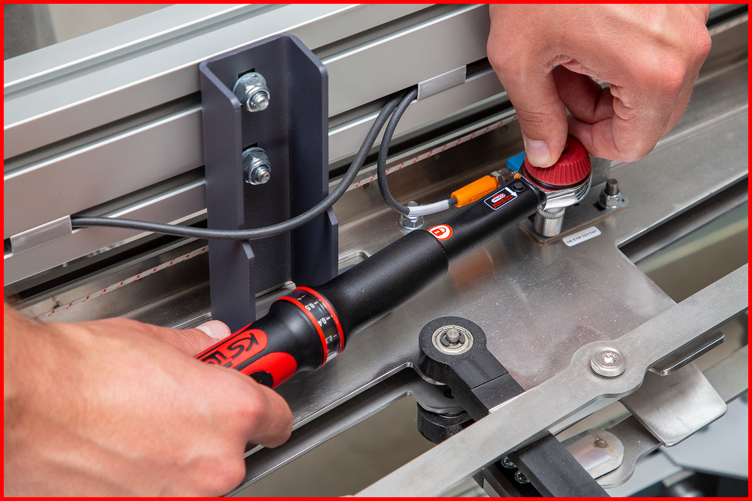 KS Tools ERGOTORQUE®precision Ratschen-Drehmomentschlüssel Drehknopf