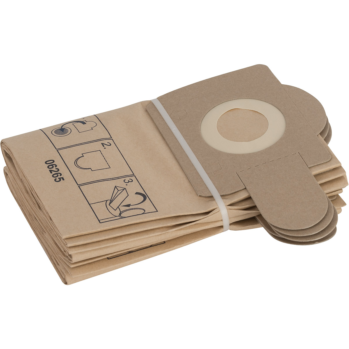 Bosch Papierfilterbeutel, passend zu PAS 11-21, PAS 12-27 und PAS 12-27 F