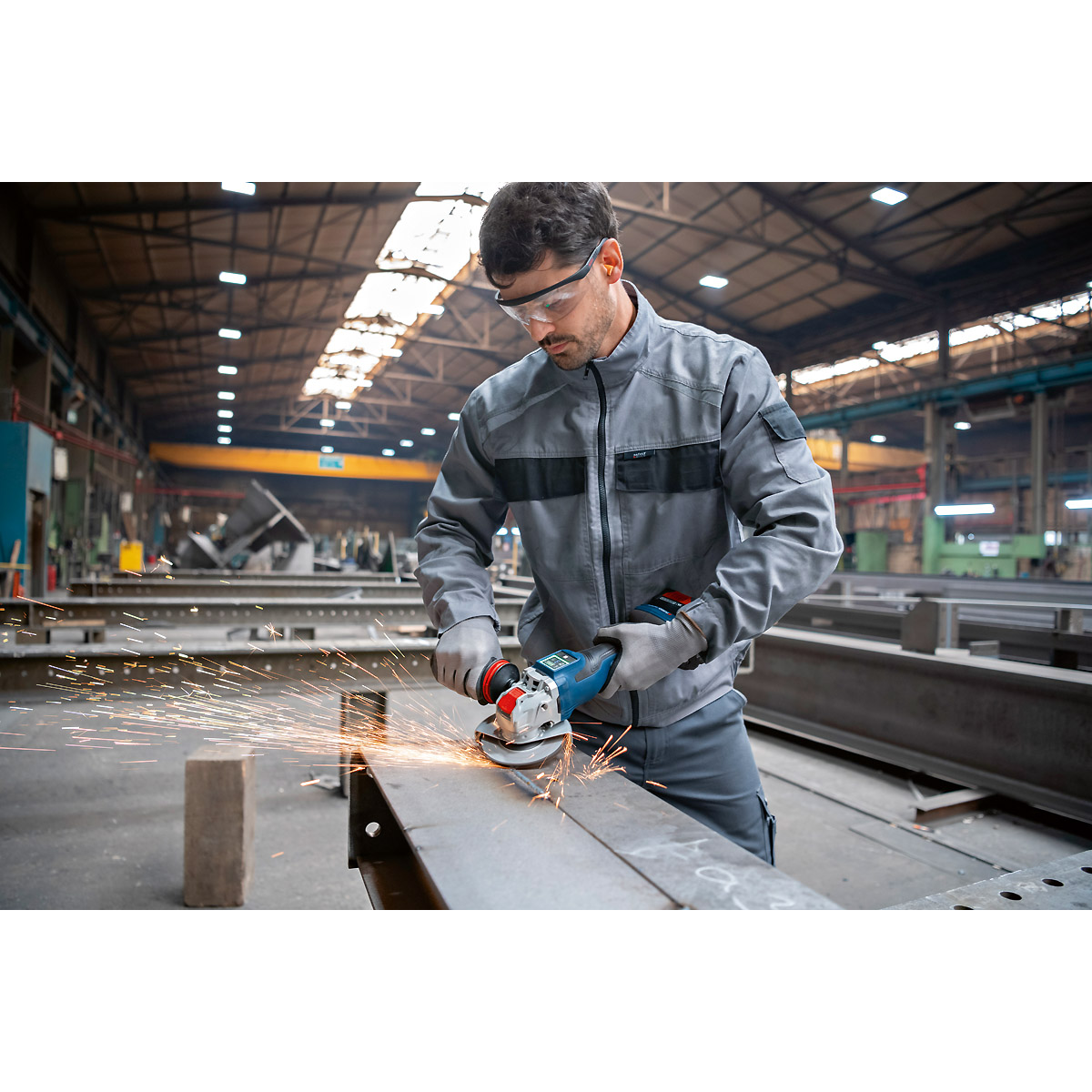 Bosch Akku-Winkelschleifer BITURBO mit X-LOCK GWX 18V-15 PSC