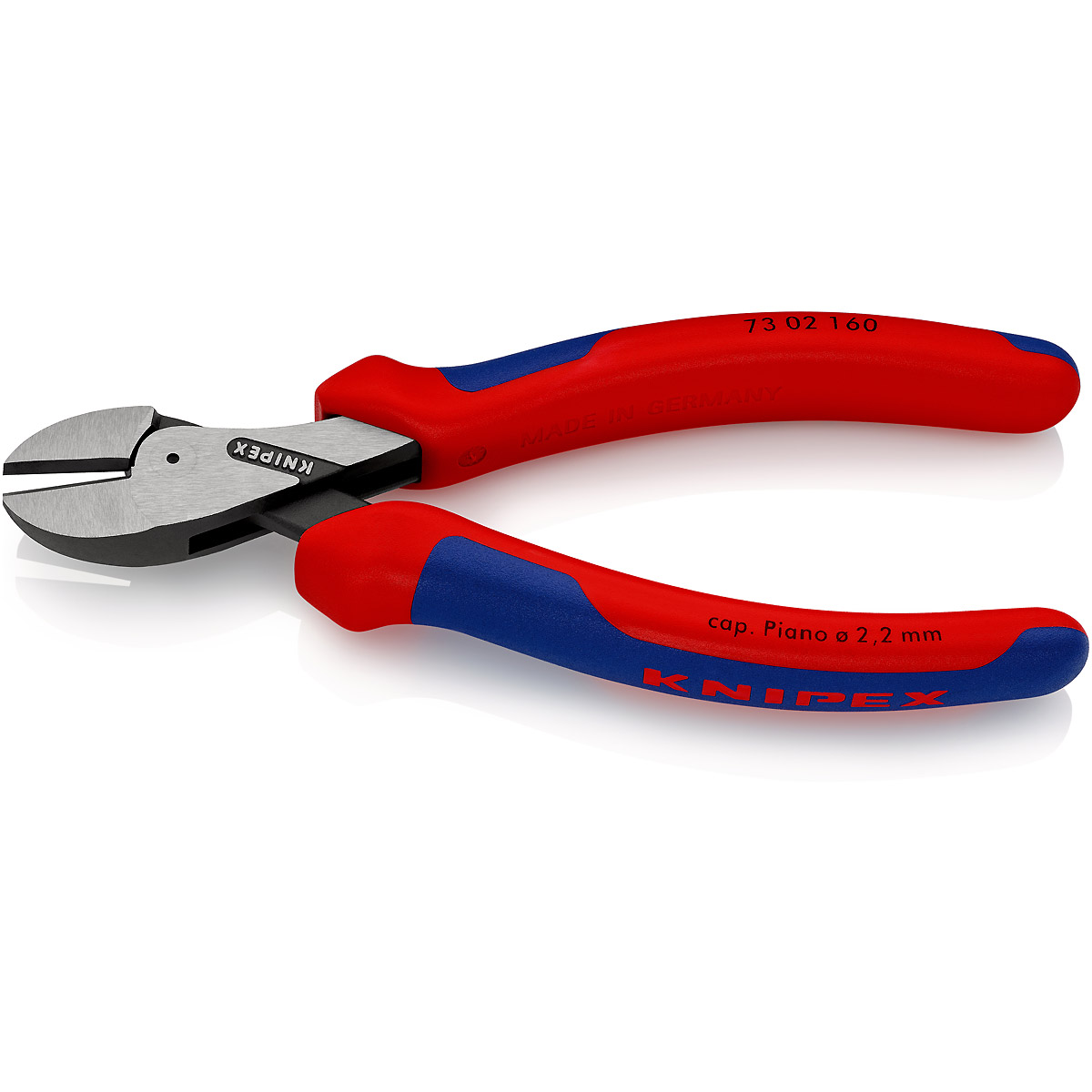 KNIPEX X-Cut Kompakt-Seitenschneider atramentiert