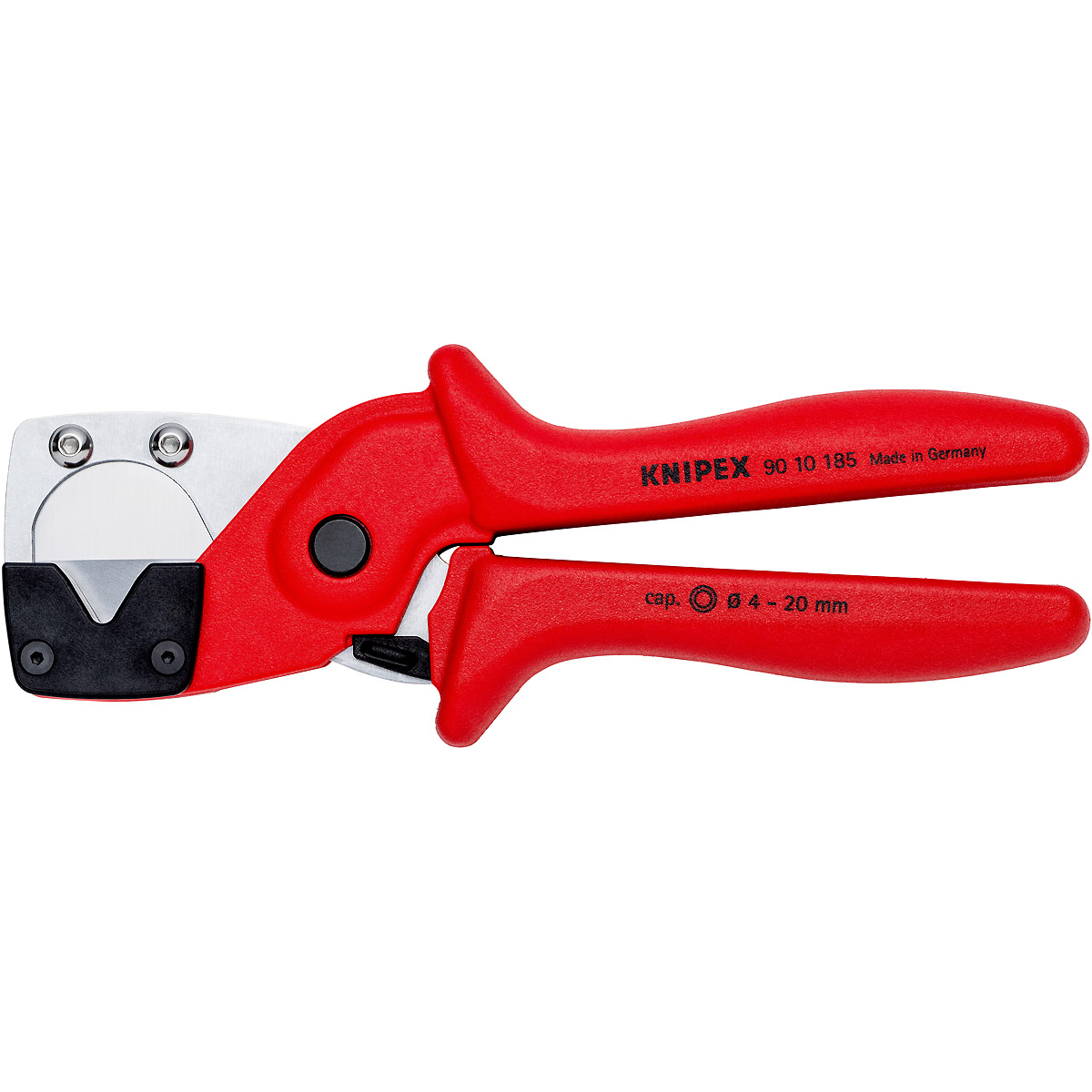 KNIPEX Rohrschneider für Mehrschicht- und Pneumatikschläuche 185 mm, glasfaserverstärkter Kunststoff