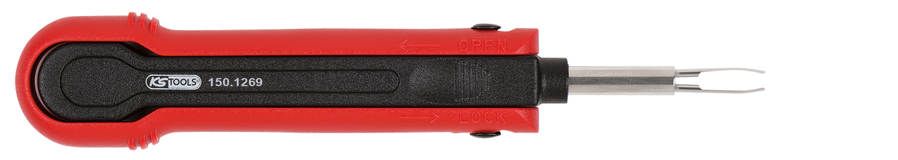 KS Tools Entriegelungswerkzeug für Flachstecker-Flachsteckhülsen 2,8 mm,  4,8 mm, 5,8 mm, 6,3 mm (AM