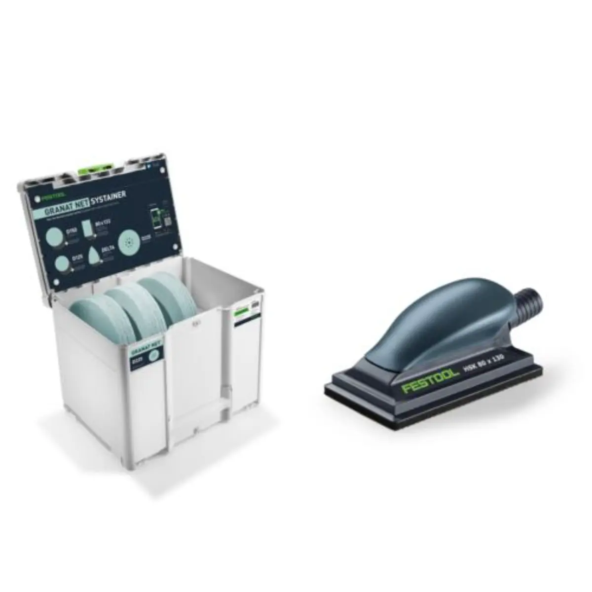 Festool Schleifmittel-Systainer³ Granat Net D225 GR NET HSK-A SYS-P