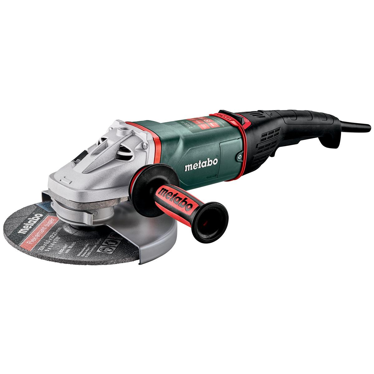 Metabo Winkelschleifer WEPBA 26-230 MVT Quick mit Bremse, Schnellspannmutter, drehbarem Haupthandgri