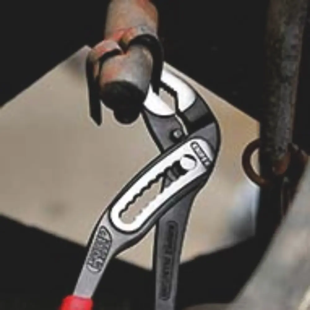 KNIPEX Alligator Wasserpumpenzange mit rutschhemmendem Kunststoff schwarz atramentiert 180 mm