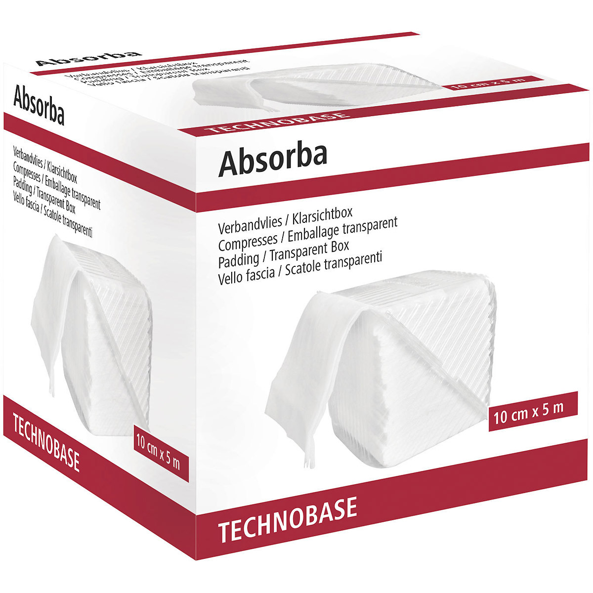 Kerbl Verbandvlies Absorba, endlos, 10cm x 5m