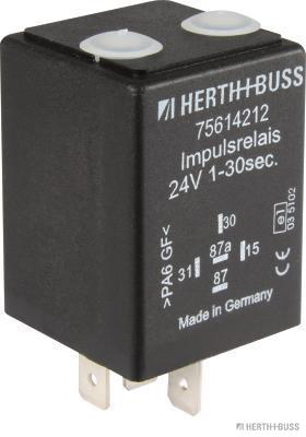 HERTH&BUSS Relais, Arbeitsstrom, 24 V, 15 A, 5 pins