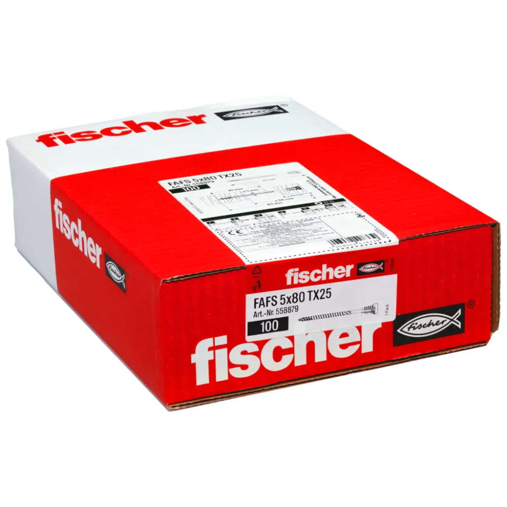 Fischer Justierschraube FAFS 5,0x80 TX25 100