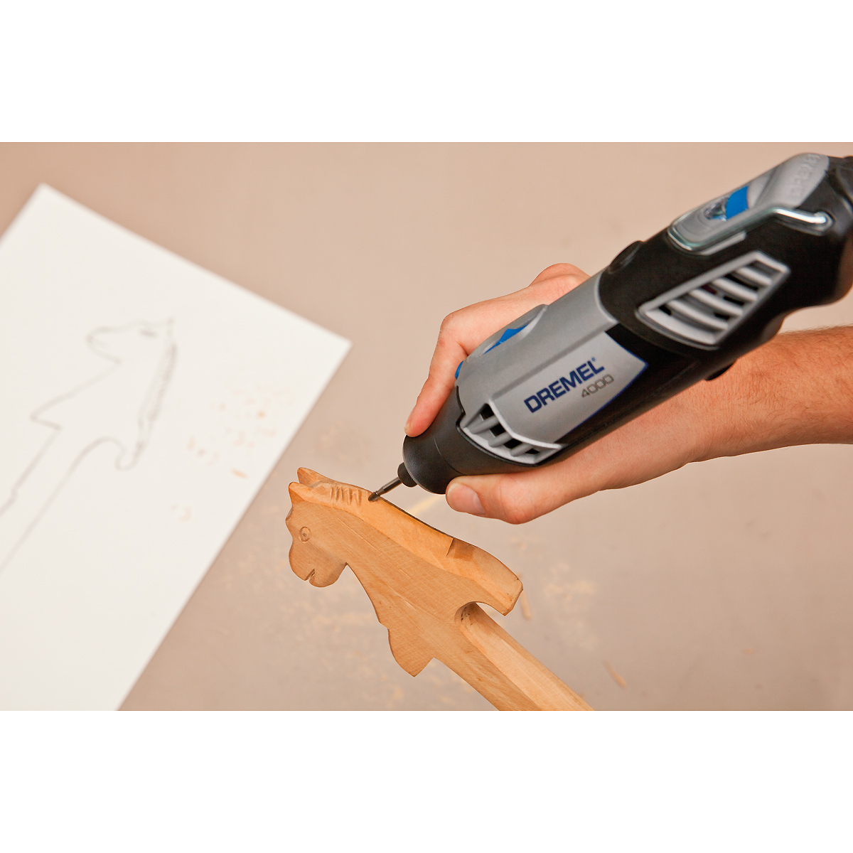 DREMEL 9911 Wolfram-Karbid-Fräser Ø 3,2 mm (1 Stück)