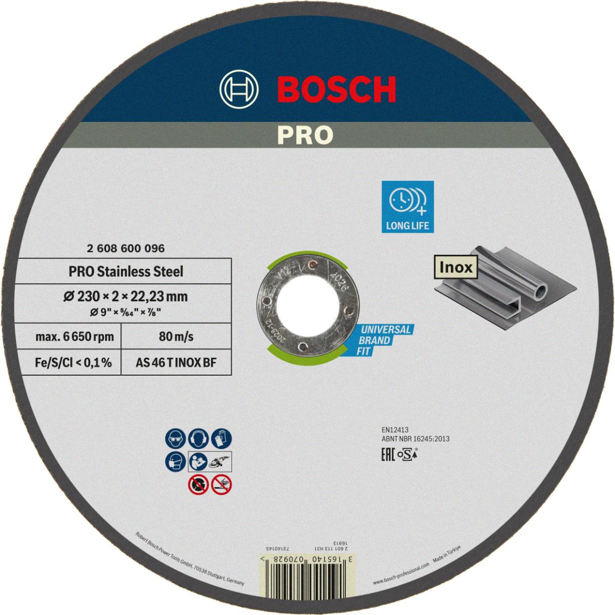 Bosch PRO Trennscheibe gerade Expert for Inox AS 46 T INOX BF