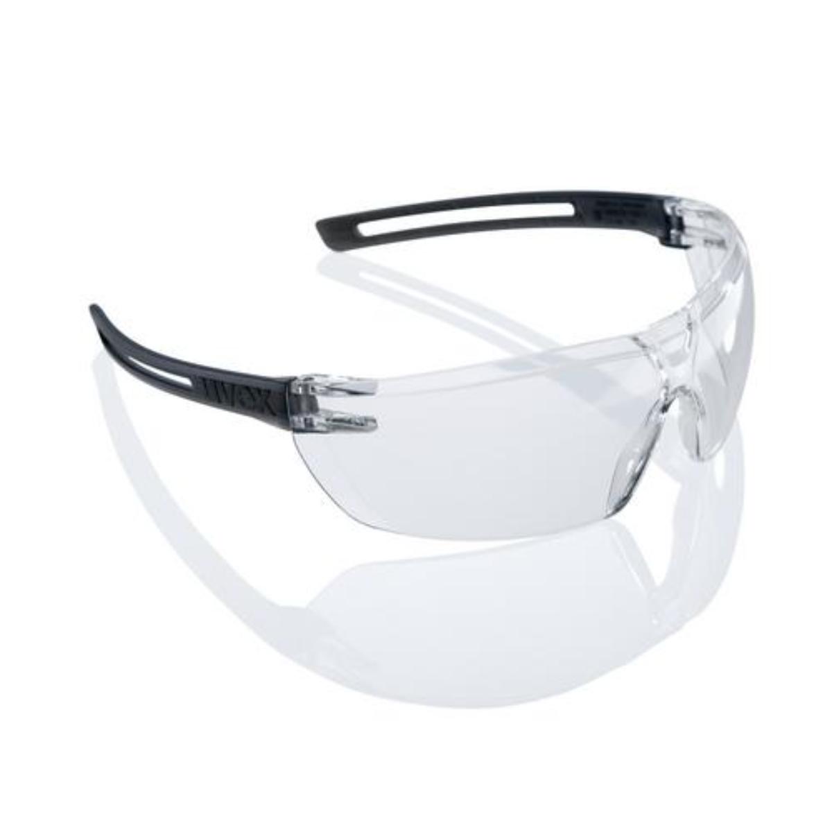 uvex Bügelbrille x-fit grau translucent