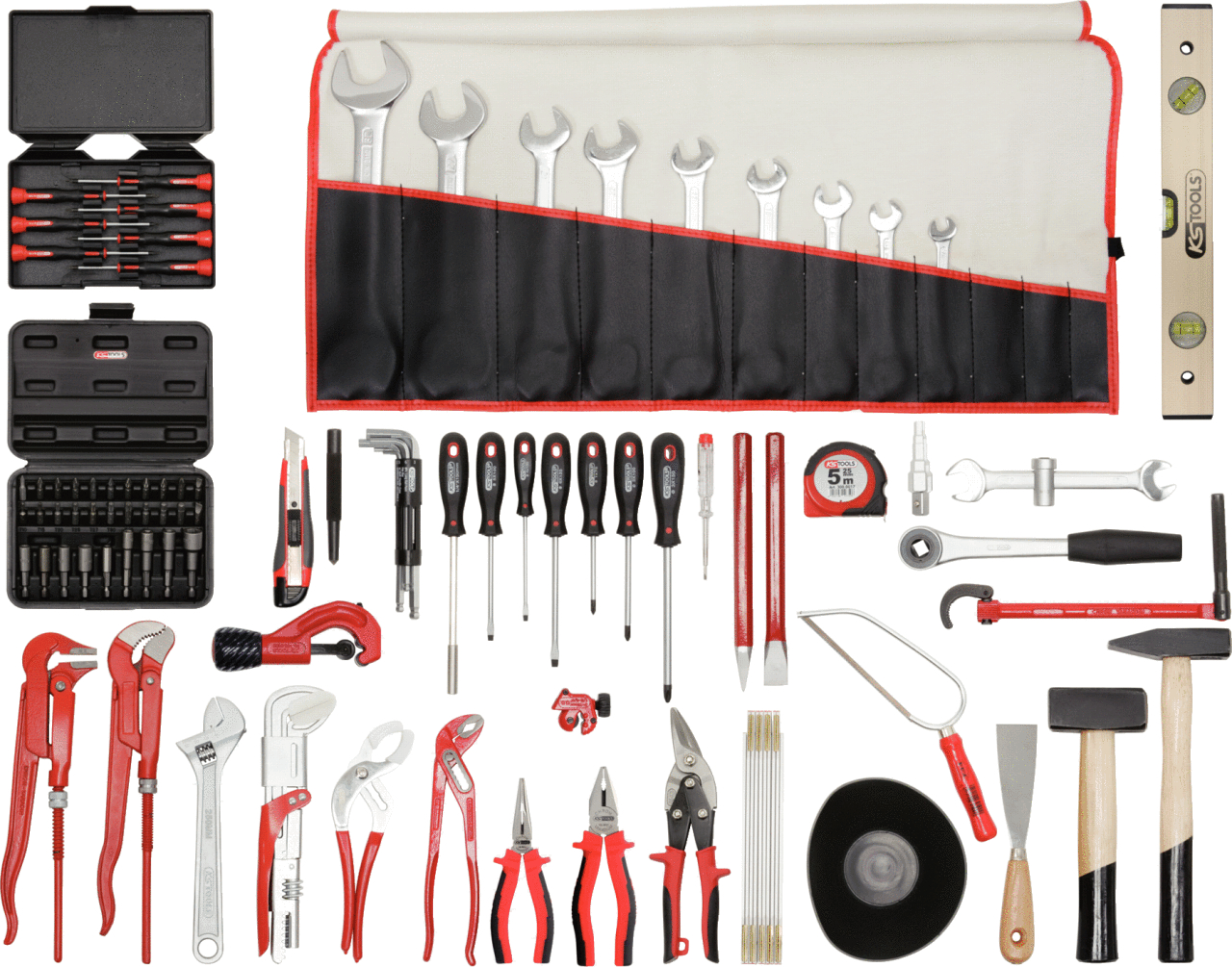KS Tools Sanitär-Premium-Werkzeug-Satz, 120-tlg