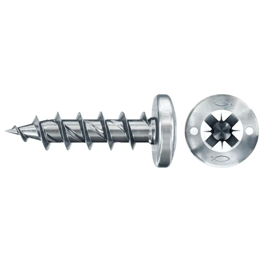 Fischer Spanplattenschraube 4,5x25 PowerFast FPF II PTF BC, Panhead, Innenstern TX, Vollgewinde