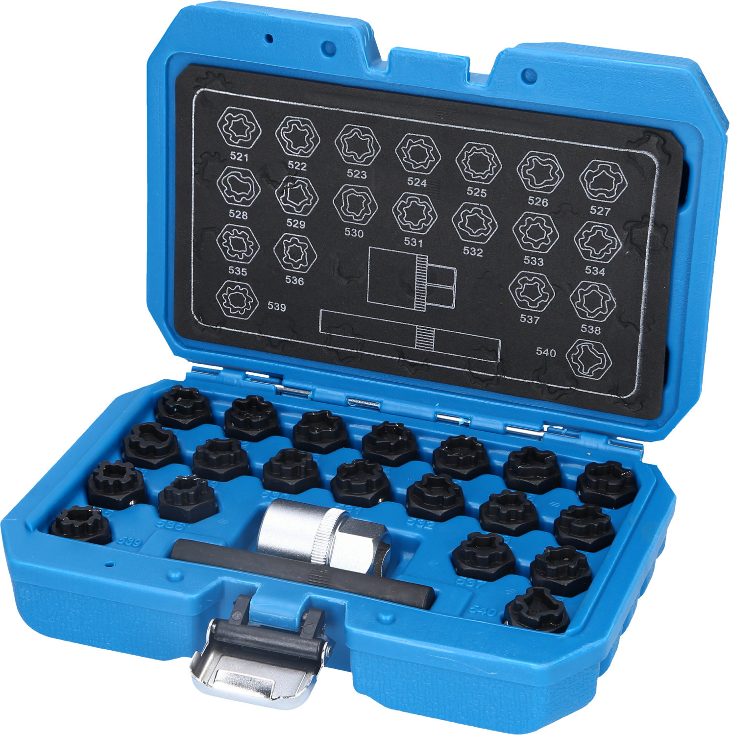 Brilliant Tools Felgenschloss-Sortiment für VW, 22-tlg - BT691390