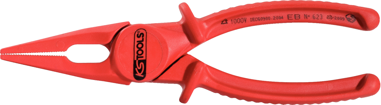 KS Tools Kunststoff-Flachzange mit Schutzisolierung, 200mm