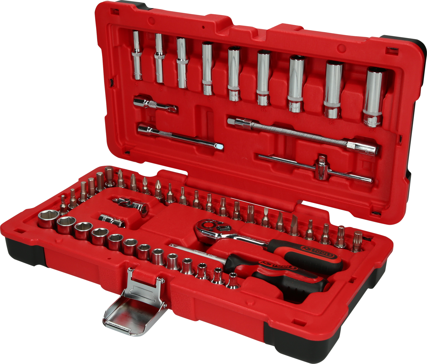 KS Tools 1/4" CHROMEplus Steckschlüssel-Satz, 54-tlg