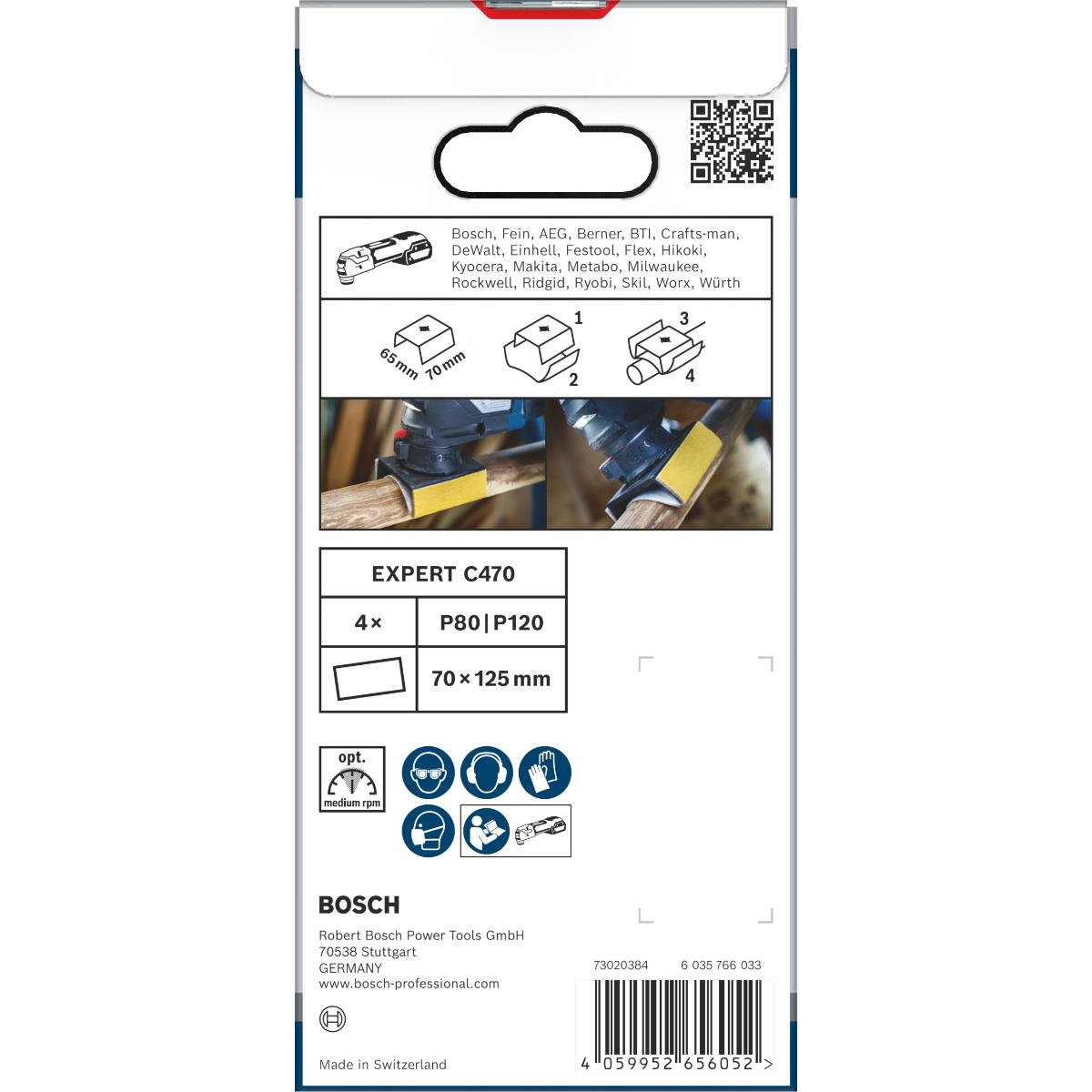 Bosch PRO AUZ 70 G Zubehör für Multifunktionswerkzeuge,70 x 65 mm