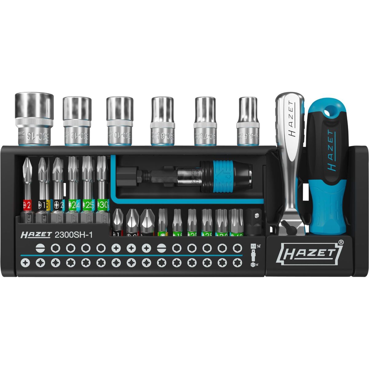 HAZET SmartHolder Werkzeug-Halter 39-teilig Sechskant 6,3 (1/4 Zoll)
