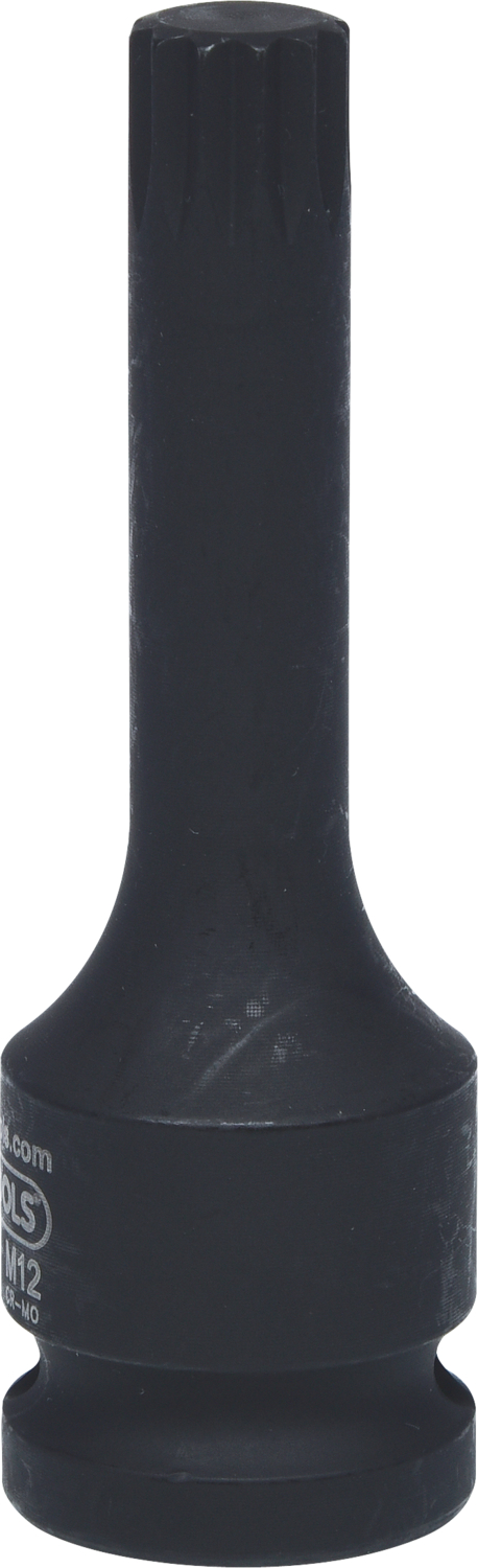 KS Tools 1/2" Kraft-Bit-Stecknuss Vielzahn, lang
