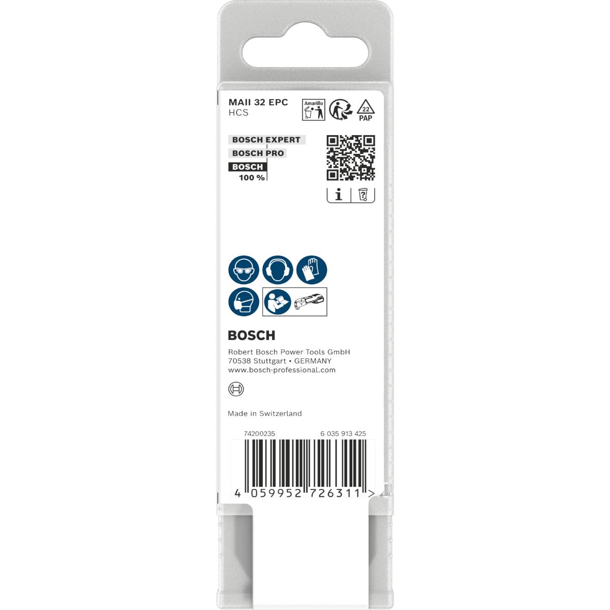 Bosch MAII 32 EPC Holz Tauchsägeblatt, Starlock, 32 x 80 mm, 10-Stück