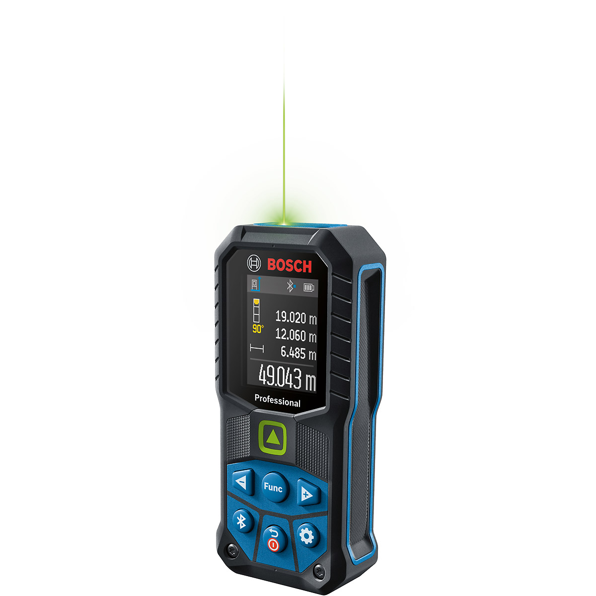 Bosch Laser-Entfernungsmesser GLM 50-27 CG mit BA 3.7V 1.0Ah A und USB-C-Kabel