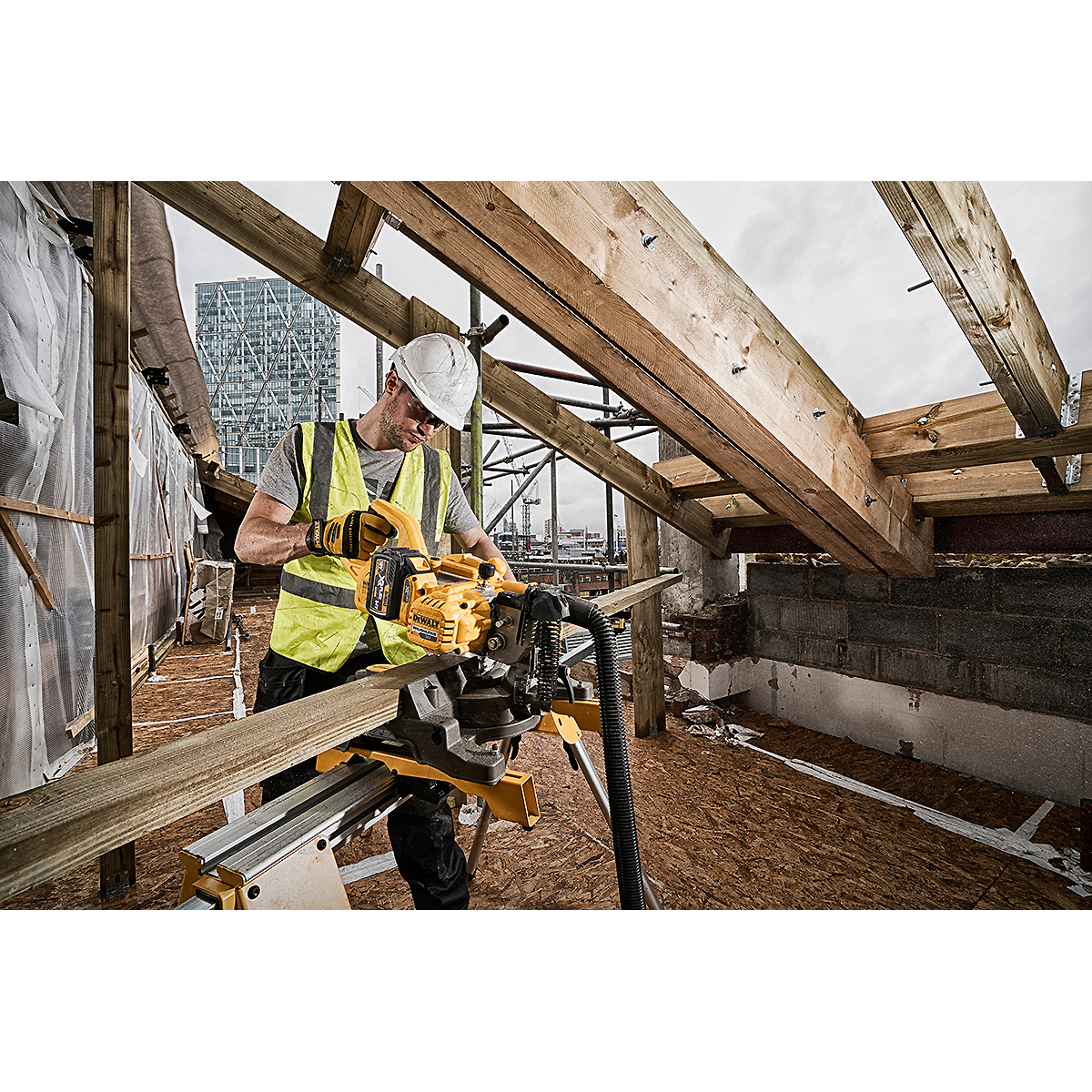DEWALT Akku-Paneelsäge 54V 216mm XPS Basisversion