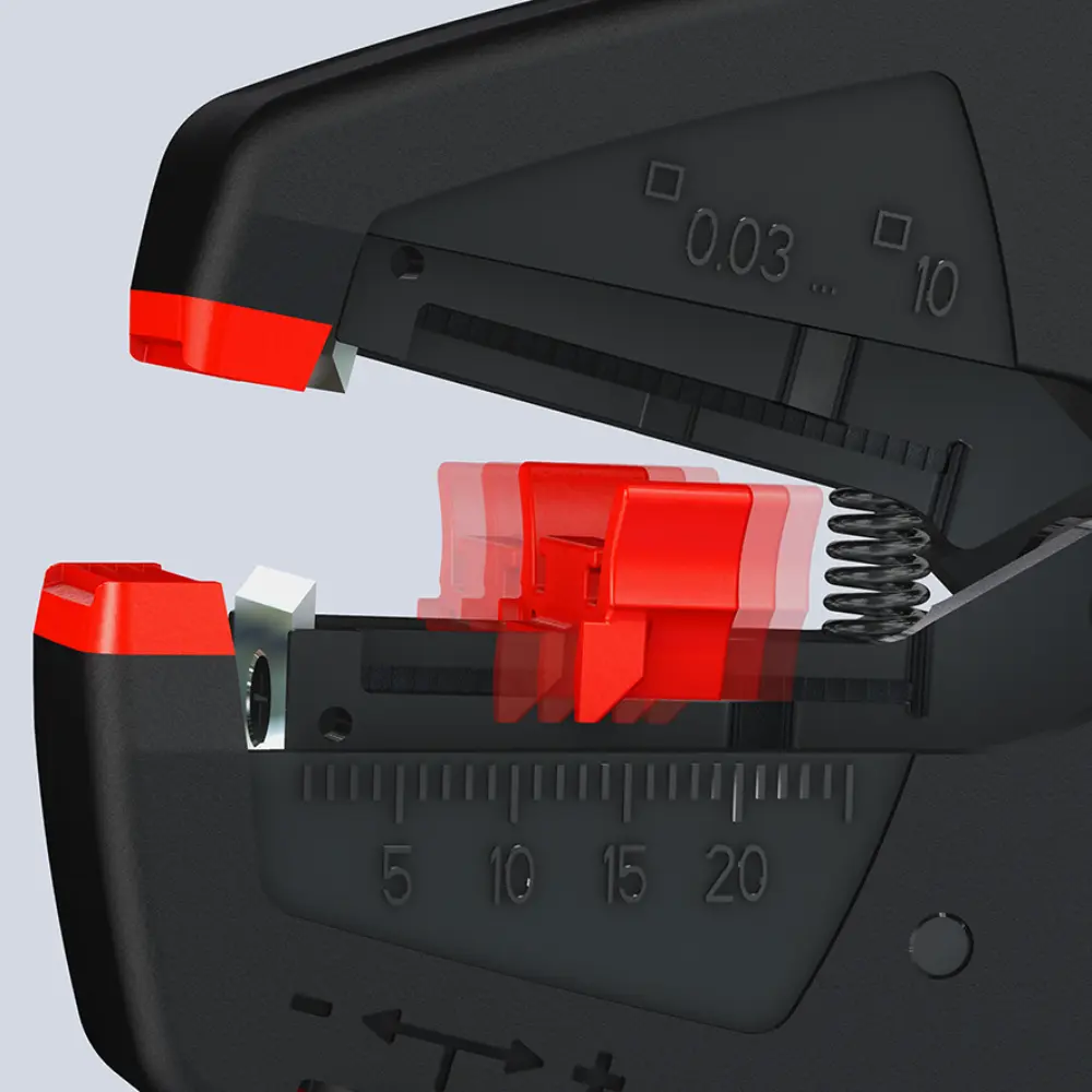 KNIPEX Selbsteinstellende Abisolierzange 200 mm